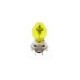 Lampada faro alogena con cappuccio giallo H4