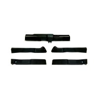 1473 KIT plastiche nere pannelli porte ant/post e cruscotto 2cv