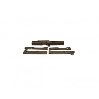 1474 Kit plastiche marroni pannelli porte ant/post e cruscotto 2cv