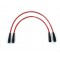 205 Coppia cavi candela (col. rosso come originale)