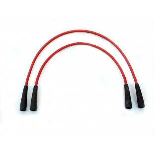 205 Coppia cavi candela (col. rosso come originale)
