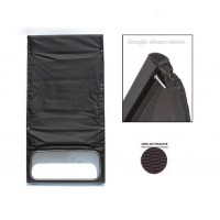 1600 Capote antracite (nera) tela rinforzata chiusura interna