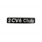 1703 monogramma 2cv 6 club