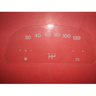 1717 Vetrino contakm stampato 2cv4 - Charleston (12V Veglia 120 KM/h)