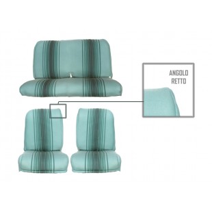 2802 rivestimenti panca fissa righe verdi angolo retto