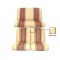 2805 rivestimenti panca fissa righe rosse angolo tondo