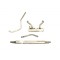 KIT scarico con tubo finale corto (art. 172-173-174-176) motore 602cc WALKER