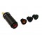 Spia cruscotto nera con kit 4 lenti colorate