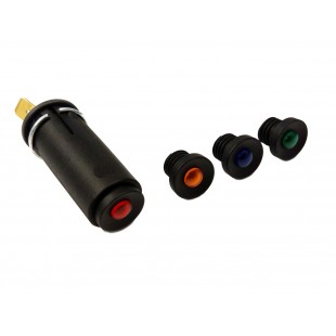 276 spia cruscotto nera kit 4 lenti