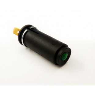 281 spia cruscotto nera lente verde