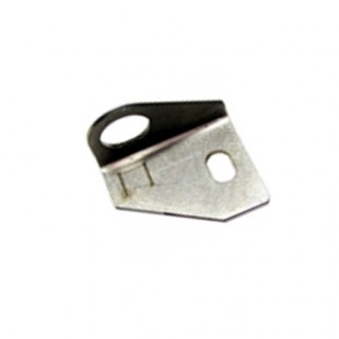 Staffa per raccordo flessibile freni posteriori SX inox