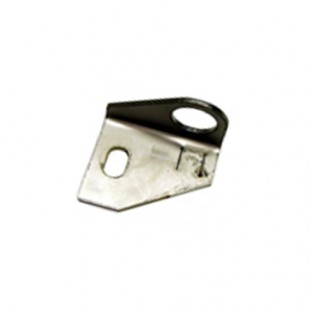 Staffa per raccordo flessibile freni posteriori DX inox