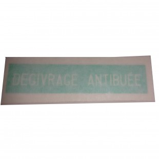 Mascherina per verniciatura "Degivrage antibuée"