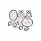 046 Kit guarnizioni motore Visa 652 versione Premium SENZA paraoli (Visa Bicilindrico)