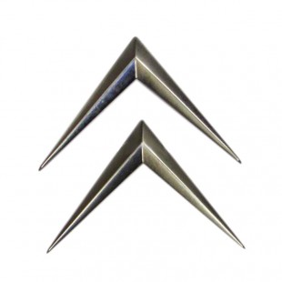 416 Chevron in metallo cromato
