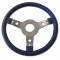 461 Volante sportivo alluminio blu