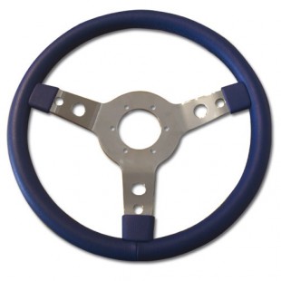 461 Volante sportivo alluminio blu