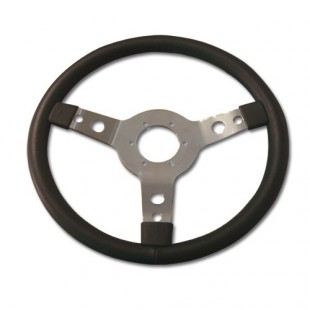 462 Volante sportivo alluminio nero