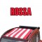 1662 Tenda capote parasole righe bianche-rosse 2CV6