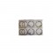 5023 Segmenti VISA 652 per 2 pistoni, dimensioni: 77x1,5+2+3mm STD