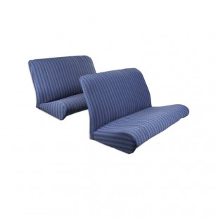 2822 Kit rivestimenti panca ant.+post. scacchiera blu (tessuto q. inf.)