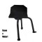 527 Supporto batteria Dyane e Mehari nero con piedi