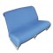 Kit rivestimenti panca anteriore + posteriore AMI8 Blu diamante