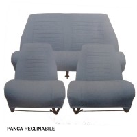 4812 Kit 2 sedili singoli + panca posteriore AMI8 Blu diamante