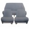4813 Kit 2 sedili singoli + panca posteriore AMI8 Confort Blu diamante