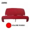 4825 Rivestimento panca posteriore ROSSO AMI6 Club ribaltabile