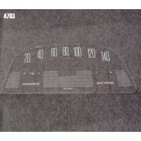 4703 Vetrino contakm stampato AMI6 (12V VEGLIA fondoscala 140 KM/h)