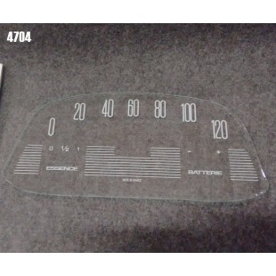 4704 Vetrino contakm stampato AMI6 (12V VEGLIA fondoscala 120 KM/h)