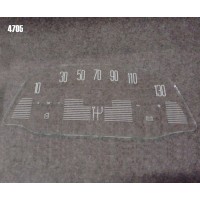 4705 Vetrino contakm stampato AMI6 (12V JAEGER fondoscala 130 KM/h)