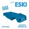 PR3598 Promo kit plastiche completo Mehari Azzurro ESKI nuovo modello + sedili