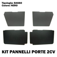 PR08 Kit promo pannelli neri e bassi per porte 2cv Charleston/2cv4 (1824sx+1824dx+1825sx+1825dx)