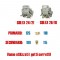 5024 Kit pistoni/cilindri maggiorati BIG BORE 652cc 9:1 diam.77mm