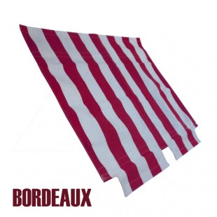 1668 Tenda capote parasole righe bianche-bordeaux 2CV6