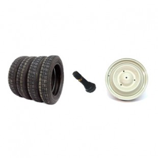Kit promo lotto pneumatici 125-15 Wearwell + cerchioni + valvole (322+504x4+439x4)