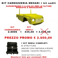 PR3541 kit carrozzeria giallo am e kit sedili