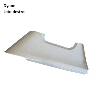 Lamiera di riparazione sotto terzo vetro Dyane destra