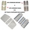 2832 Kit tele per Dyane reclinabile (ant 809x2+810x2 o 811x2+812x2 +post 2833x1)