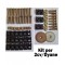 5964 KIT viteria fissaggio telaio 2cv/Dyane(941x26, 5499x26, 970x18, 971x8, 979x2) 