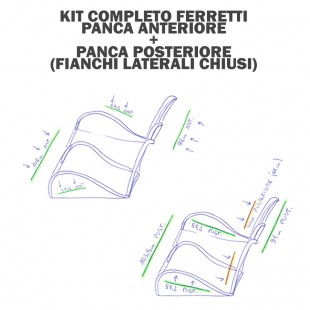 856 Ferretti kit panca anteriore + panca posteriore