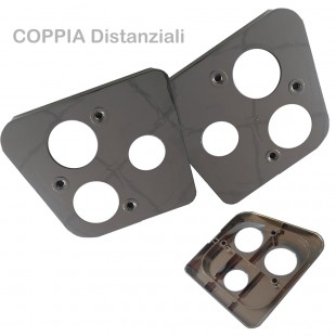 5434 Coppia distanziatori cromati per faro posteriore 2CV