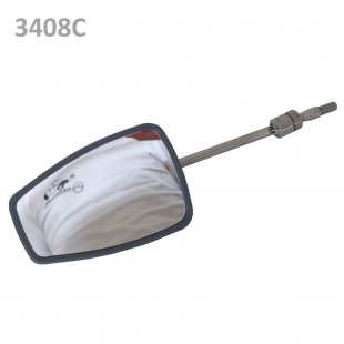 3408C Retrovisore esterno ambidestro Mehari con cover CROMATA