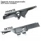5444 Supporto motorino tergicristallo 2CV nuovo modello (per motorino 240)