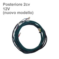1200p Impianto elettrico posteriore 2CV 12V dal 02/1970 in poi (produzione Francese)